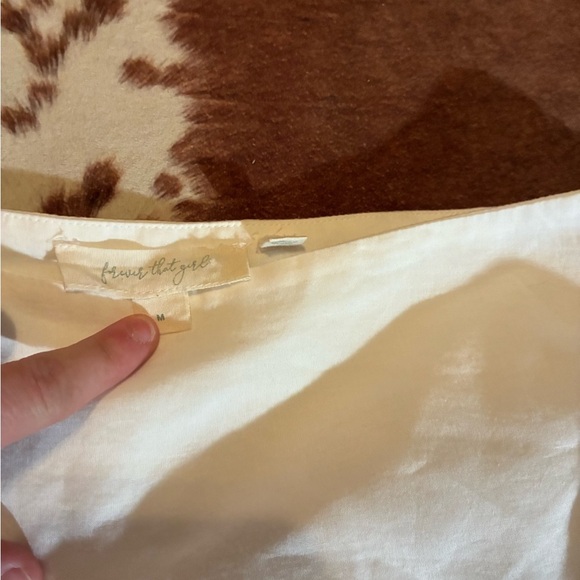 Forever That Girl White eyelet Anthropoligie skirt 
size medium - Picture 7 of 9